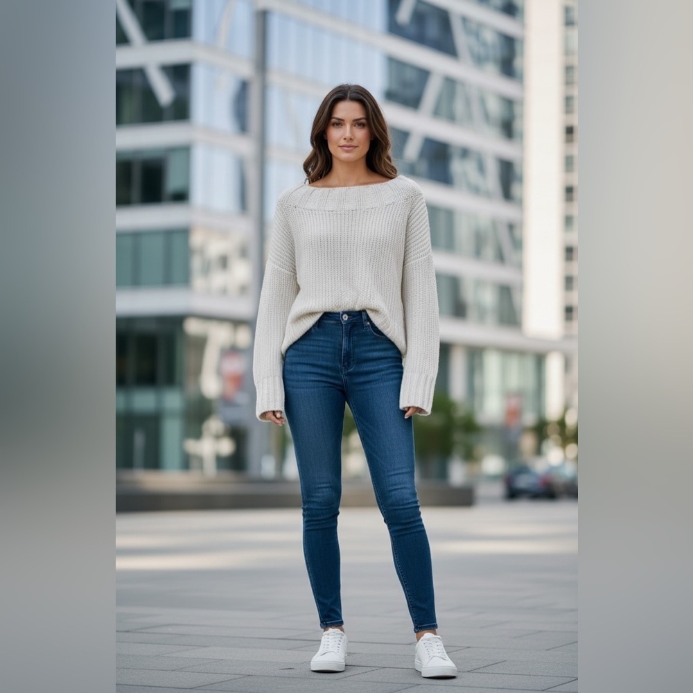 Free People chunky knit sweater